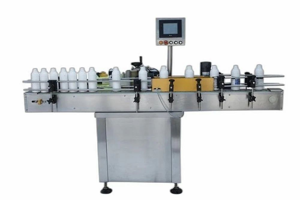 Mild Steel Round Sticker Applicator Machine