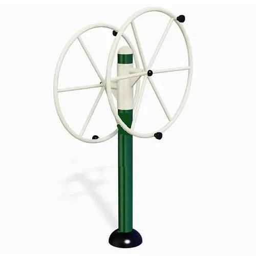 Mild Steel Shoulder Wheel Outdoor Machine, For Gym