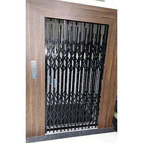 Mild Steel Side opening Goods Lift Door, Collapsible