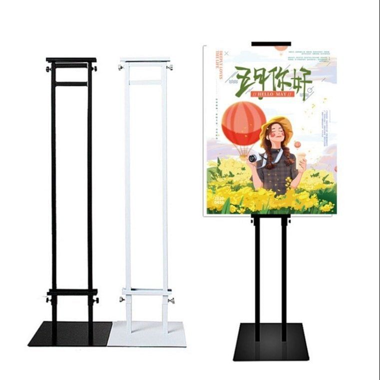 Mild Steel Silver Promotional Display Standee, Size: Free Size