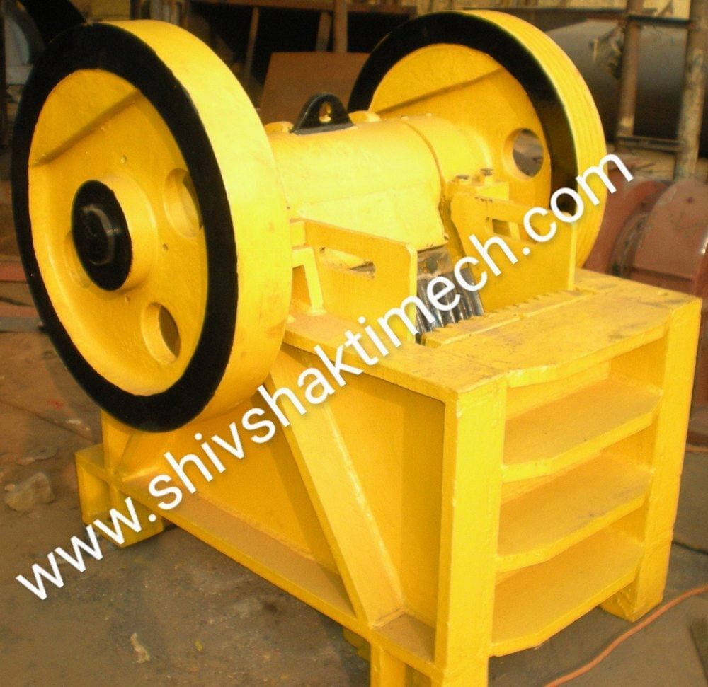 Mild Steel Single Toggle Jaw Crusher, For Stone