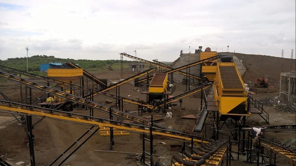 Mild Steel Stone Crusher Plant