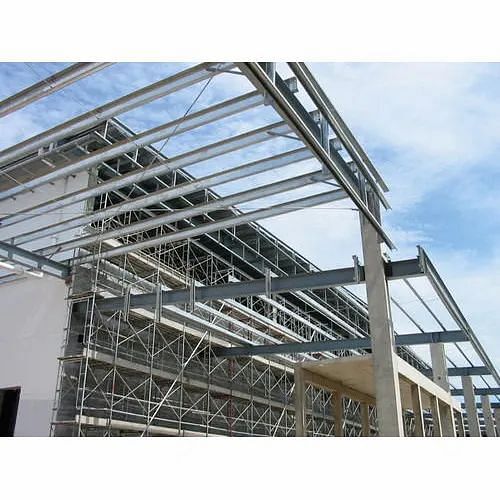 Mild Steel Structural Fabrication Shed For Industrial