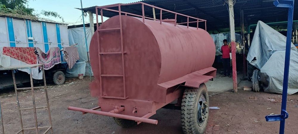 Mild Steel Tractor Water Tanker