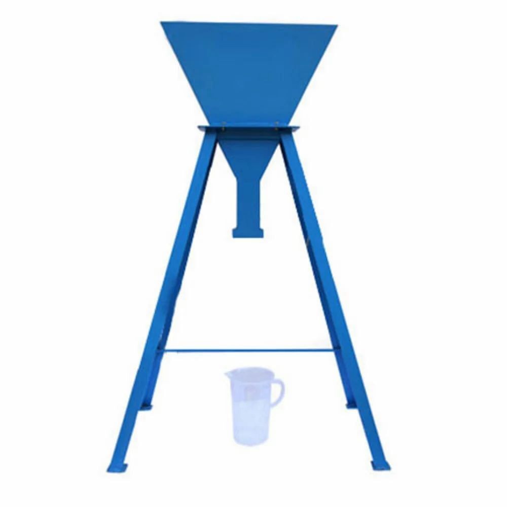 Mild Steel V Funnel Apparatus, Size: 22.4 mm