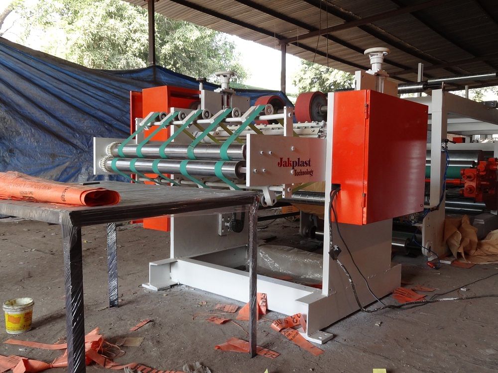 Mild Steel Woven Bag Cutting Machine, Capacity: 55 Meter Per Min