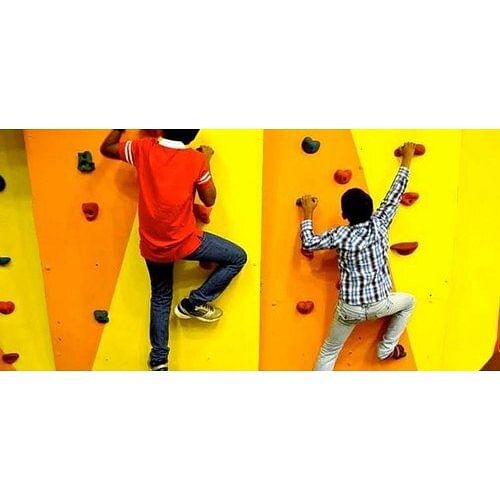 Mild Steel,Plastic Artificial Rock Climbing Wall