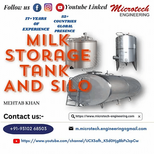 Milk Storage Tank And Silo