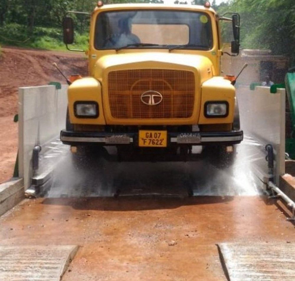 Mining Truck Wheel Wash System, Motor Power: 30kva