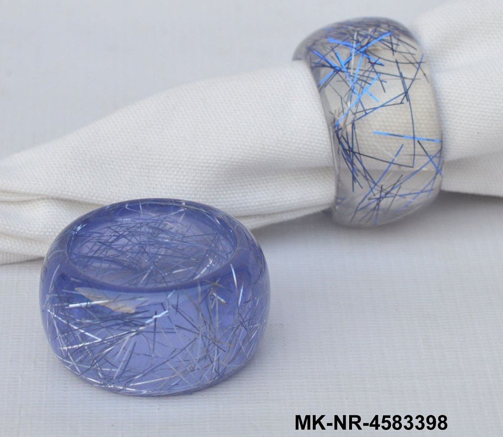 MKI Glass Napkin Ring, Size: Dia. 1.75 inch