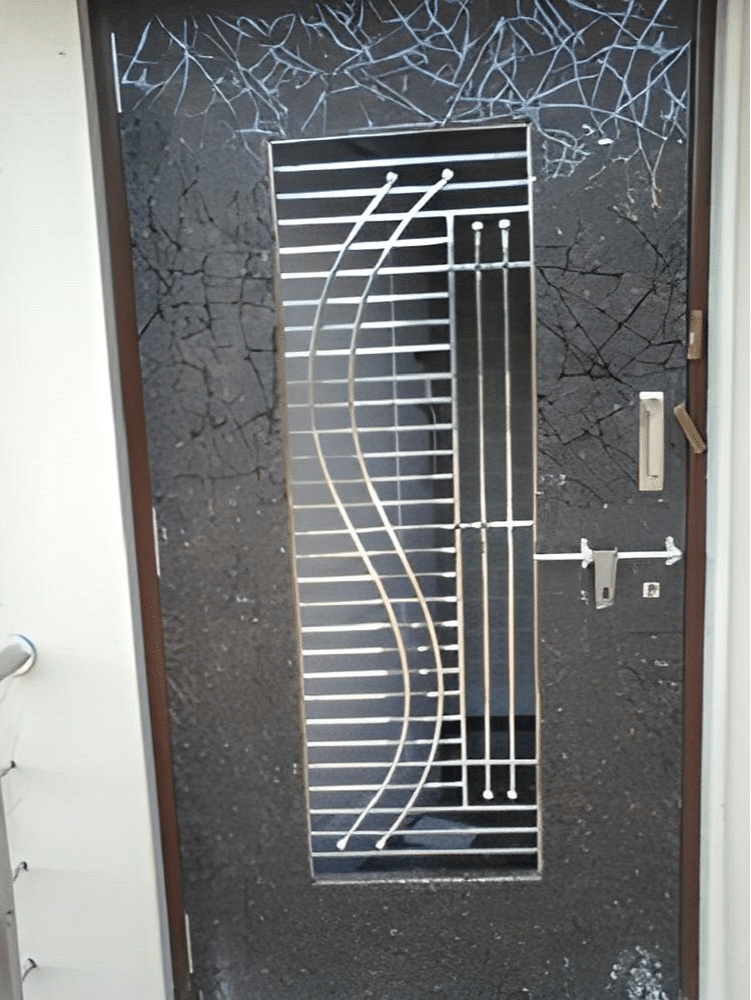 Modern 203 Stainless Steel Hinged Gate, For Home