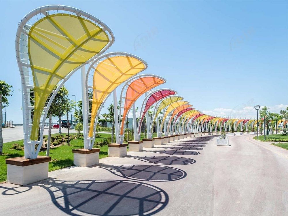 Modular Tensile Fabric Structures