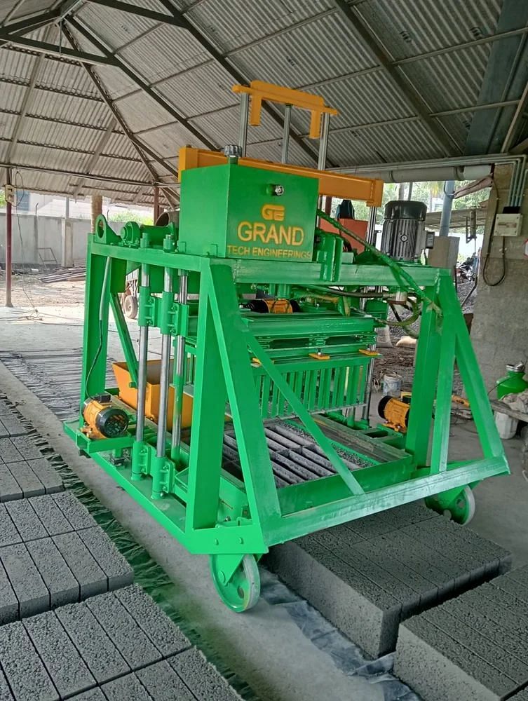 Movable Egg Laying Hollow,Solid,Concrete Block Making Machine