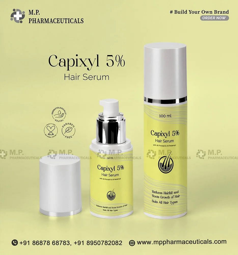 MP PHARMACEUTICALS Liquid Capixyl 5% Hair Serum, Bottle, Packaging Size: 50 ml To 100 ml