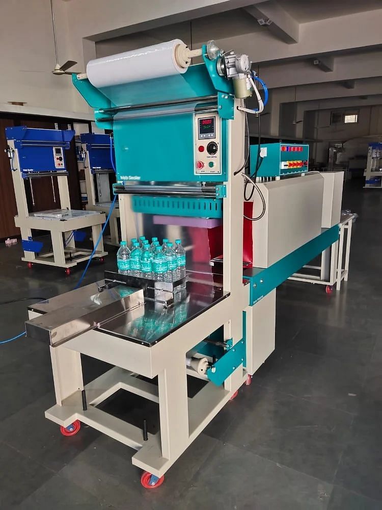 MS Bottle Shrinking Machine, Capacity: 25 BPM, 2 HP