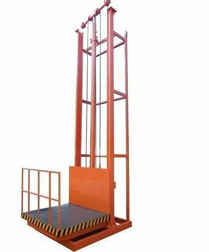 MS Goods Lift, For Industrial, Capacity: 1-2 ton