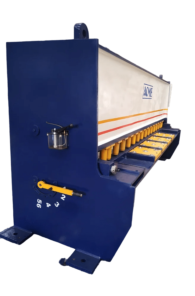 MS Metal Sheet Shearing Machine, 4 mm, Automation Grade: Semi-Automatic