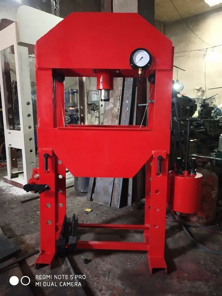 Ms Pillar Type 20 Ton Hydraulic Press Machine, Automation Grade: Manual