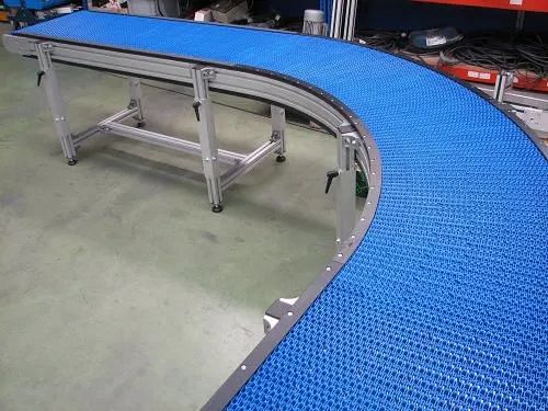 MS Plastic Modular Belt Conveyor, Belt Thickness: 15mm