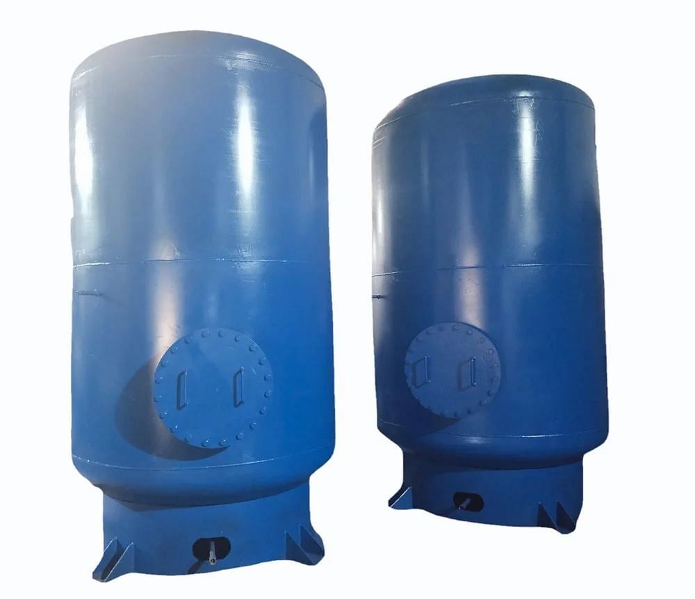 MS Vertical Air Receiver Tank, 200, Storage Capacity(litre): 5000 L