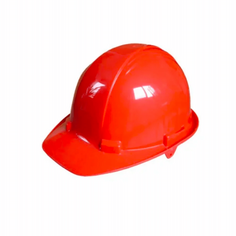 MSS Engineering Orange HDPE Safety Helmet, For Construction