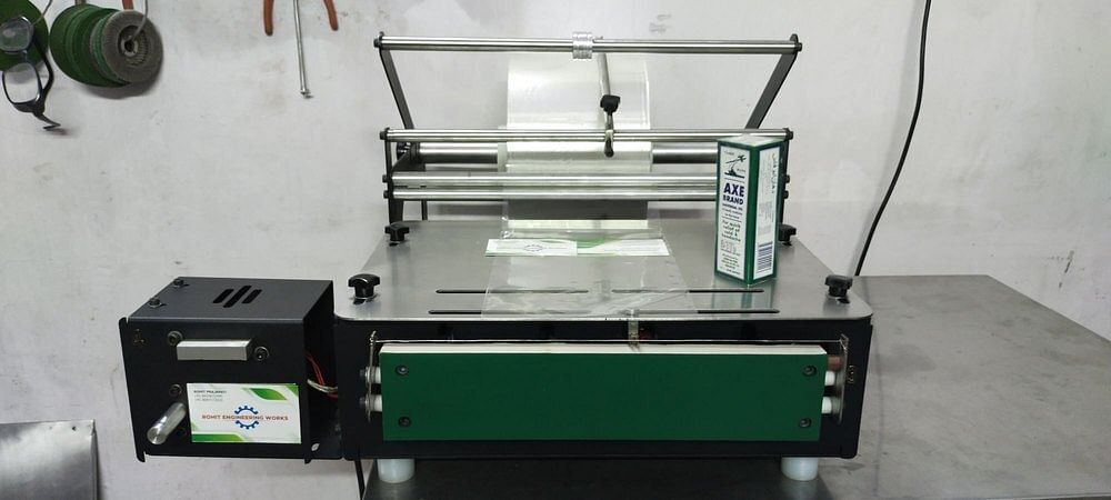 M.S.Structure Manual Over Rapping Machine, Packaging Type: Bags