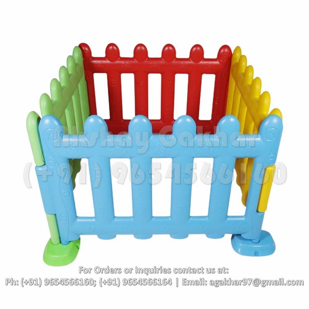 Muliticolour Plastic Fence Barricade, For School Use