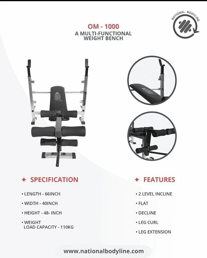 Multi Adjustable Bench, For Household