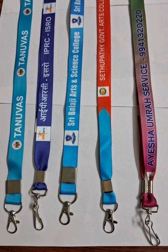 Multicolor Id Card Lanyard