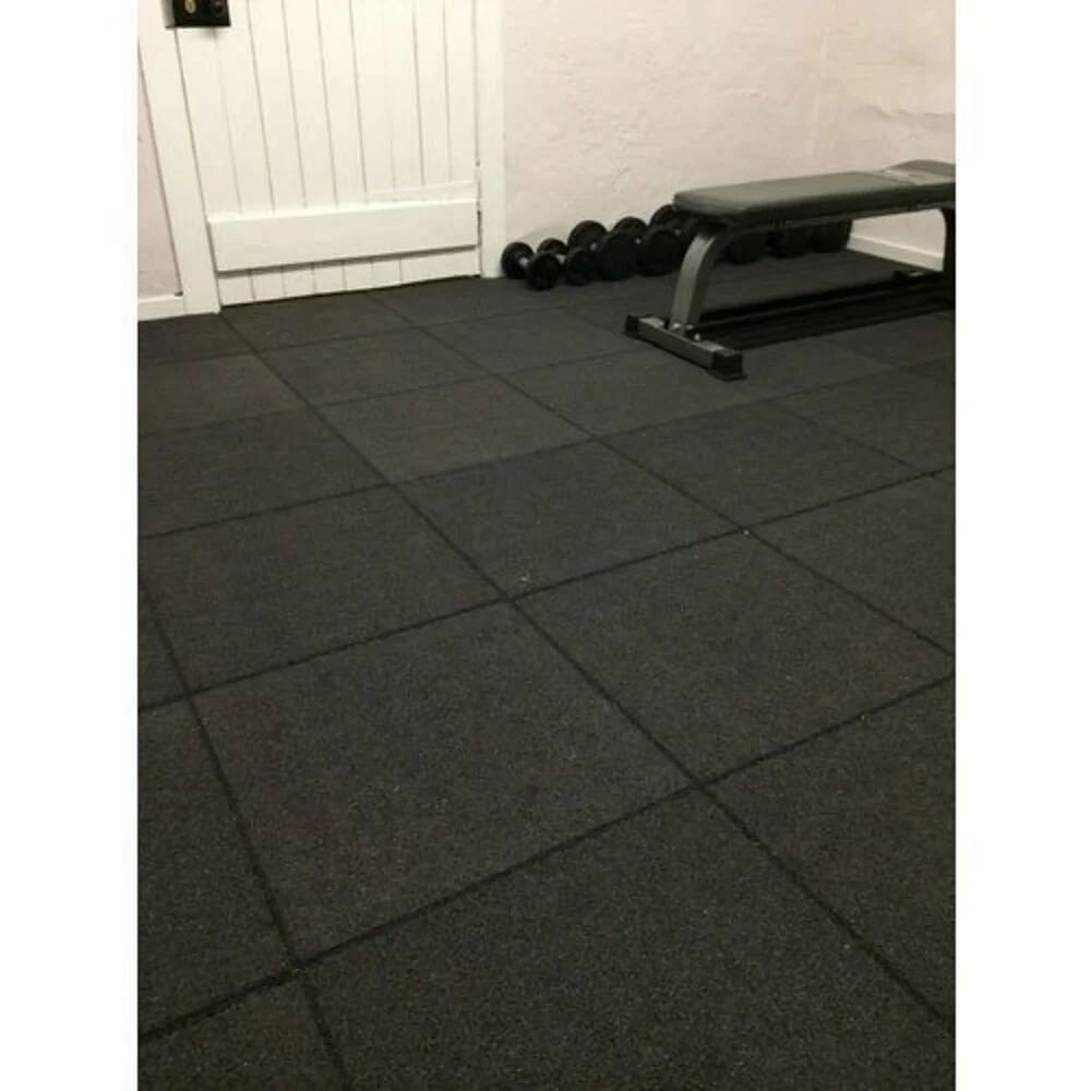 Multicolor Matte Gym Floor Tiles, Thickness: 10 mm