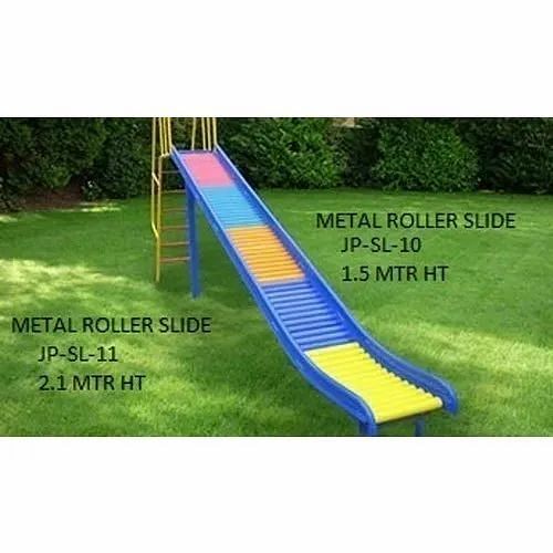 Multicolor Metal,FRP Metal Roller Slide, Age Group: 4-10 Yr