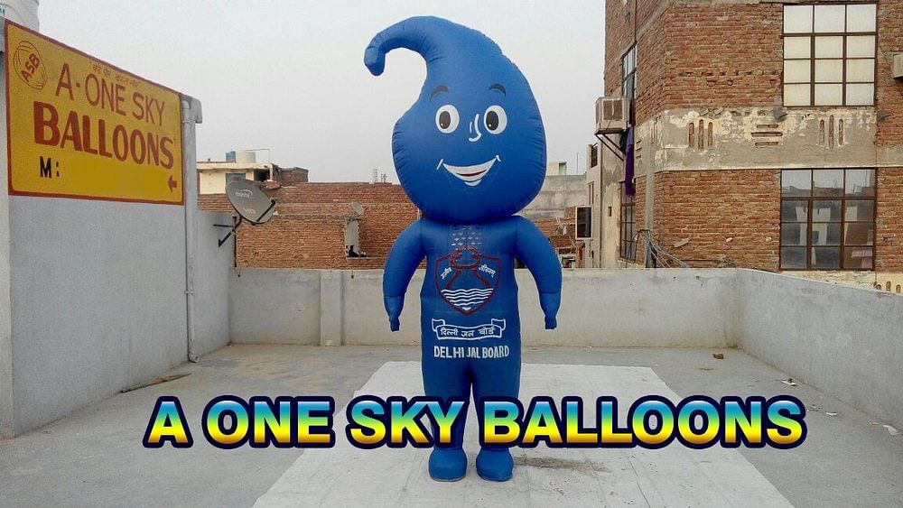 Multicolor Nylon Character Walking Inflatable