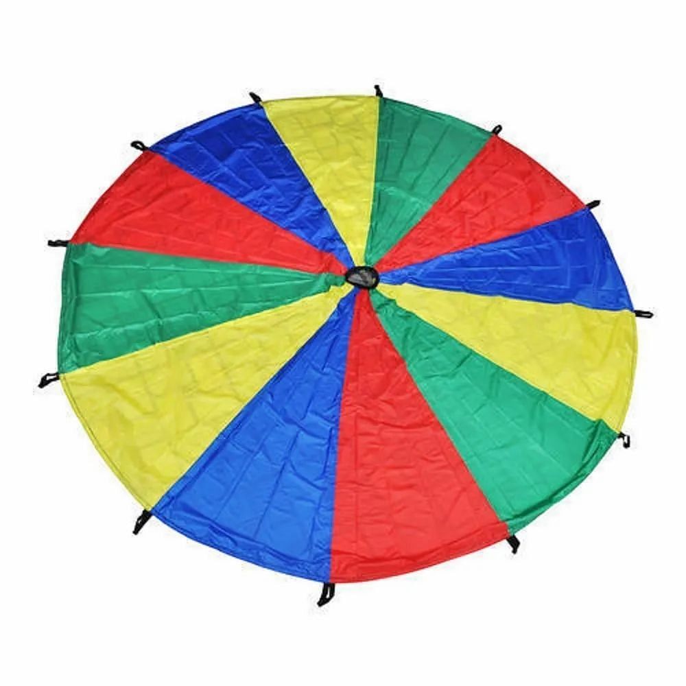 Multicolor Polyester Kid Play Parachute