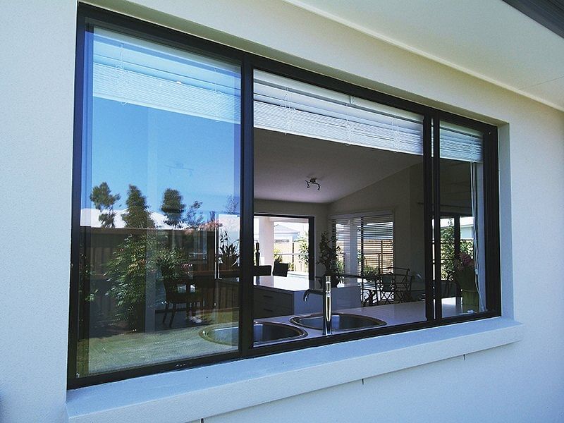 Multicolor Powder Coated Aluminium Sliding Window