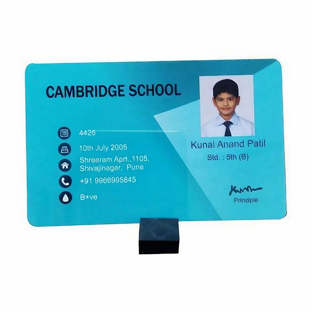 Multicolor School Id Card Printing Machine