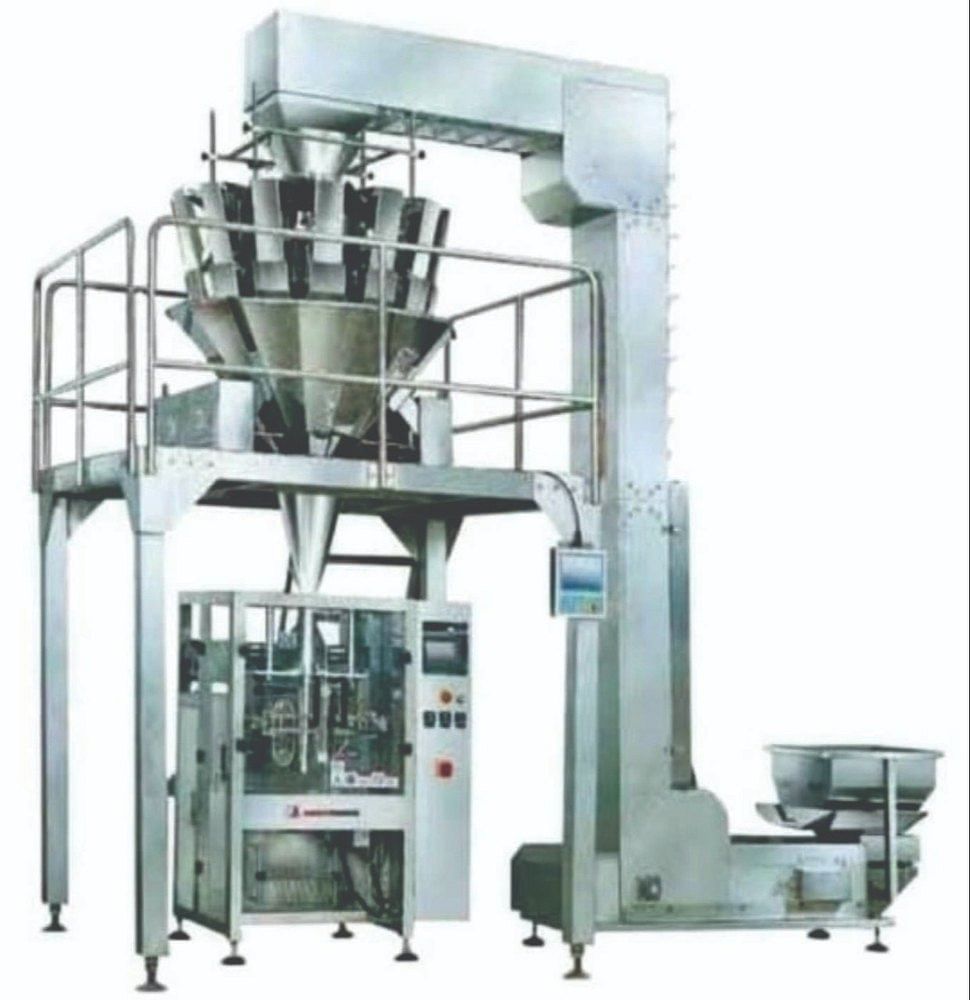 Multihead Weiger with collar Packing Machine, For Industrial, Packaging Type: Fully Automatic