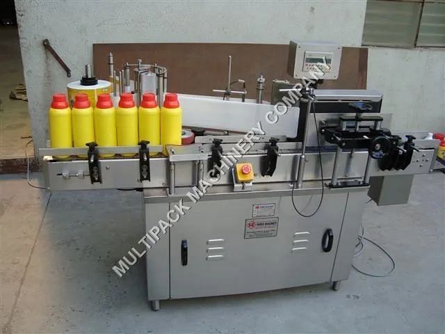 Multipack Machines Round Bottle Sticker Labeling Machine