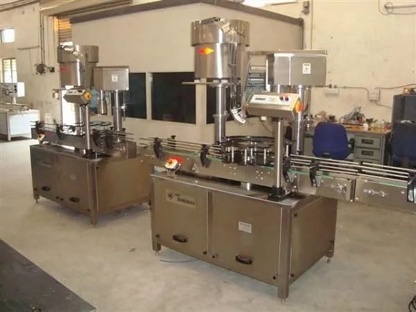 Multipack Machines Wooden Packing Only Automatic Single Head Vial Cap Sealing Cum ROPP Cap Sealing Machine, SBCS-150V