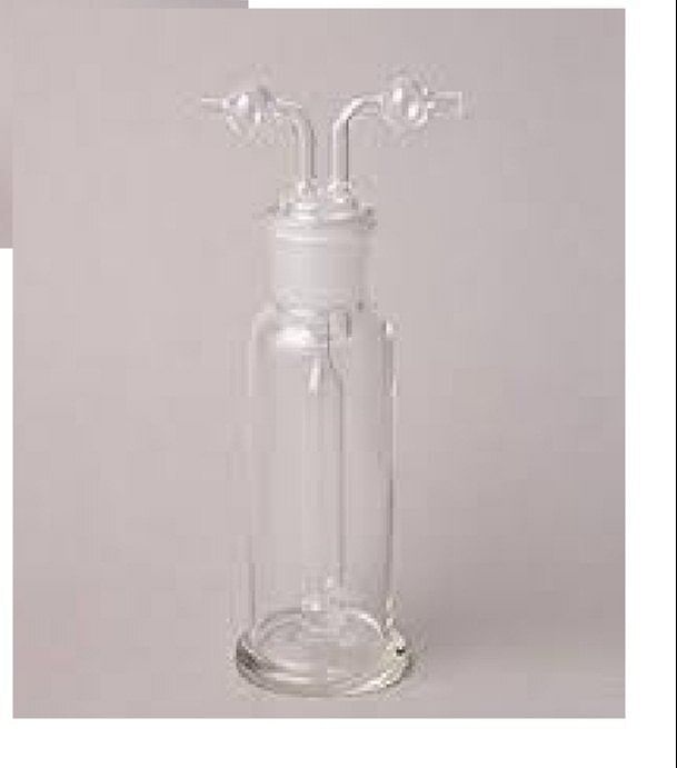 Mvtex Quartz Glass Gas Washing Bottles, For Chemical Laboratory