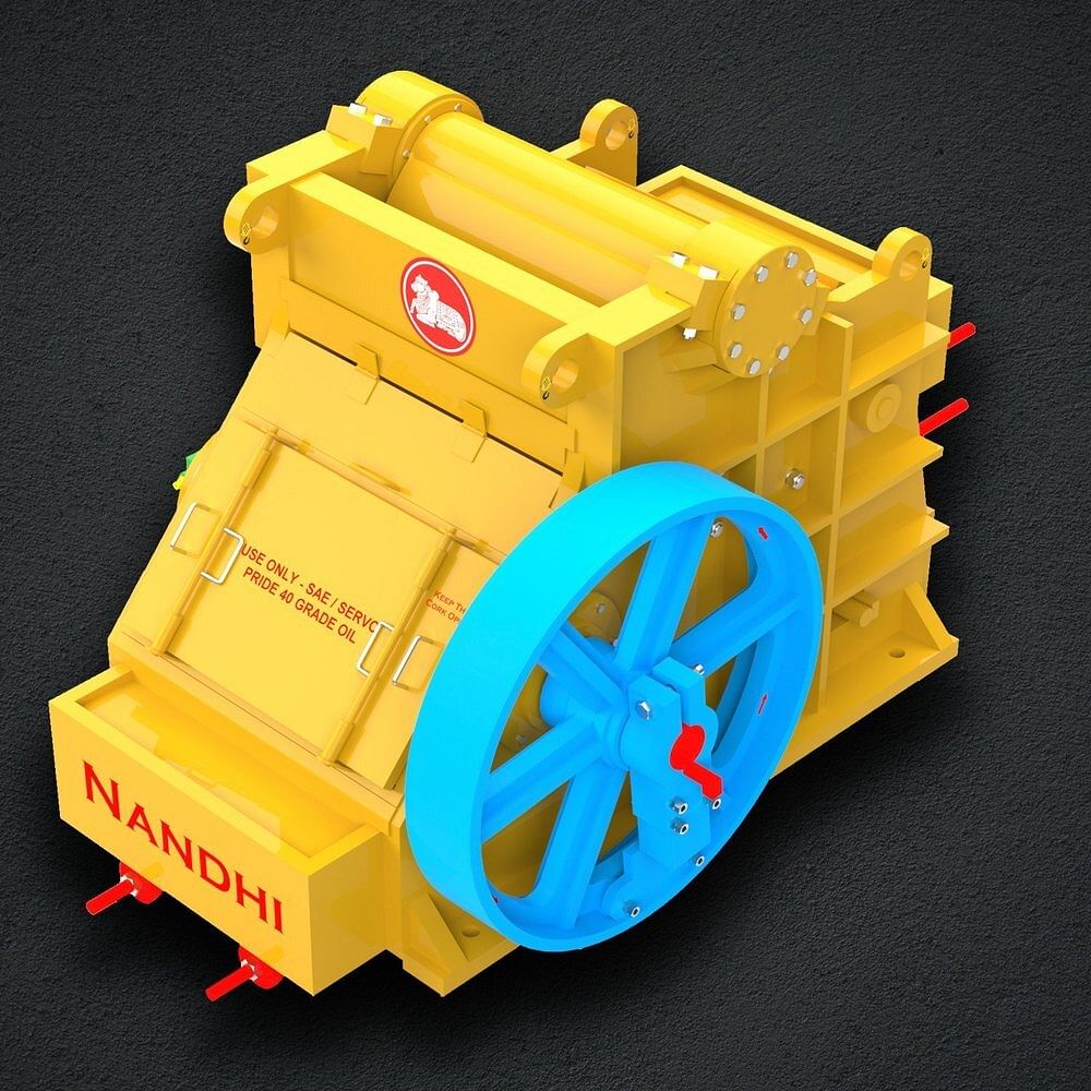 Nandhi Cast Iron Double Toggle Jaw Crusher