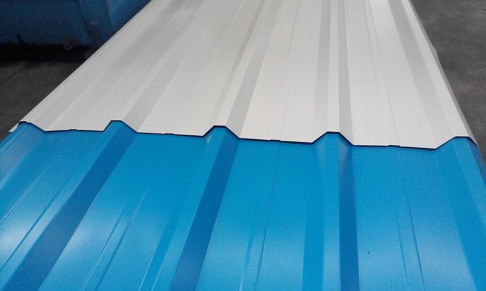 National Steel PPGI Corrugated Sheet, For Roofing, Thickness Of Sheet: 5mm