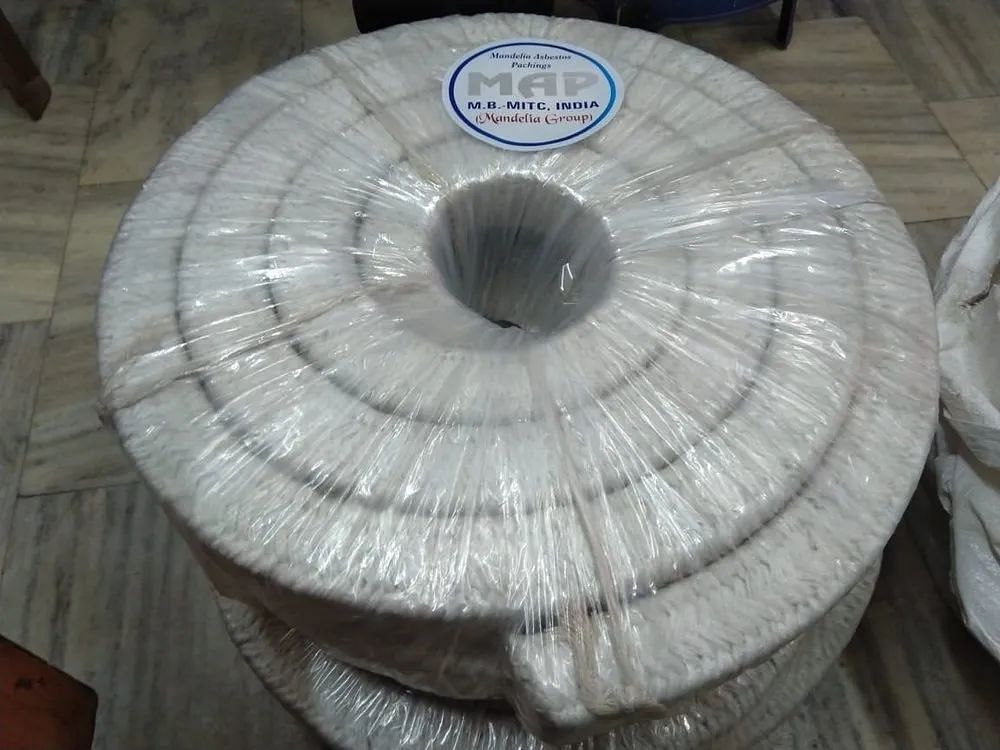 Natural Ceramic Fiber Rope with Metal Wire Reinforcement