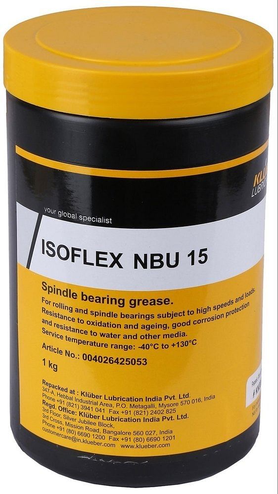 NBU 15 Spindle Bearing Grease Lubrication Isoflex 1 Kg /1000 Gms)