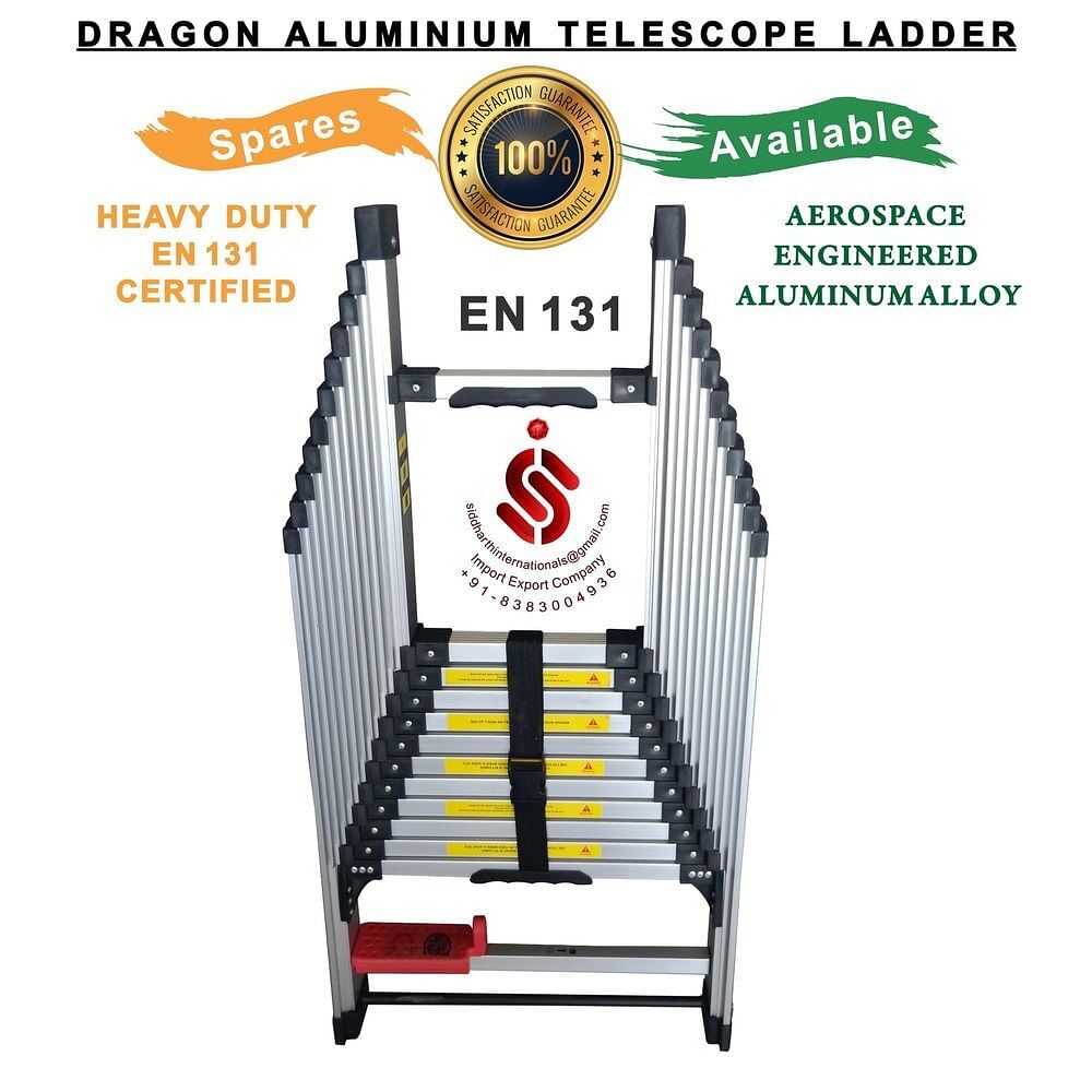 Neelgagan Aluminium 6.44 M Dragon Telescopic Ladder