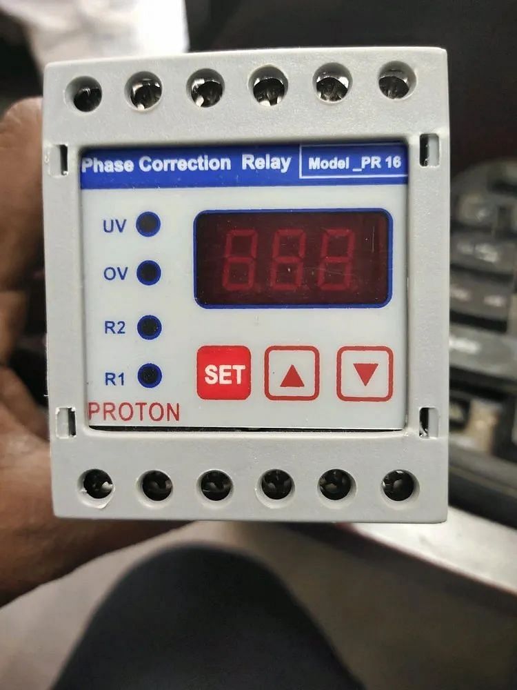 NIKROM 10Amp Phase Correction Relay Pr 16, For Power Control, Voltage: 440V