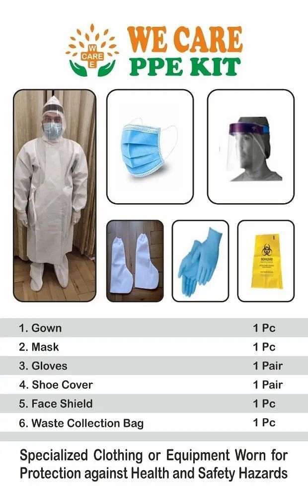 Non Woven Fabric Full Size PPE Kit