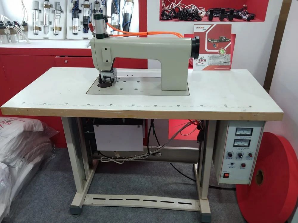 Non Woven Ultrasonic Bag Sealing Machine, Model Name/Number: HES-80