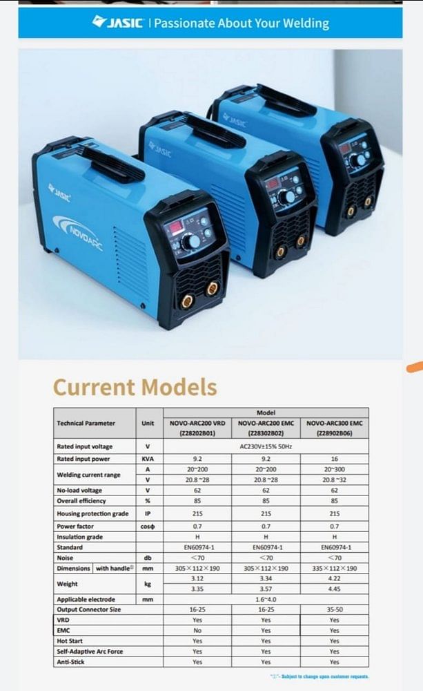 Novo-ARC200 VRD Welding Machine