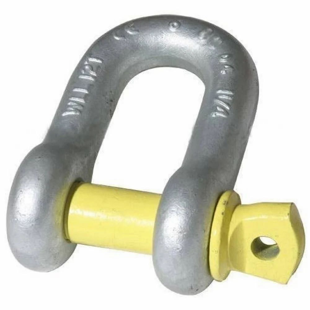 Nut-Bolt Type Mild Steel 3 TON D SHACKLE, For Lifting, Size: 1TON