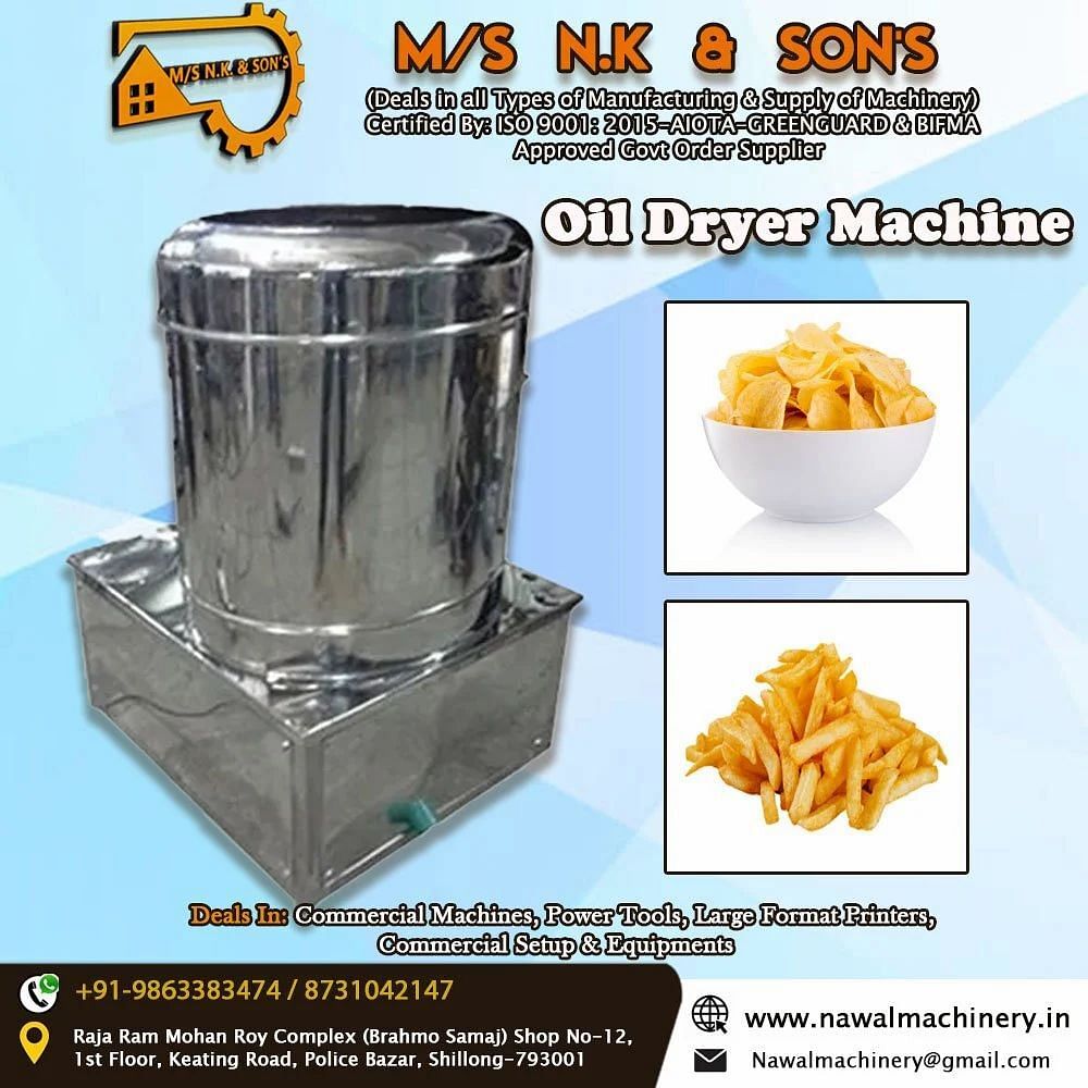 Oil Dryer Machine